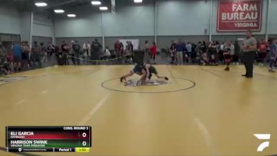 77 lbs Cons. Round 3 - Harrison Swink, Virginia Team Predator vs Eli Garcia, Ramblers