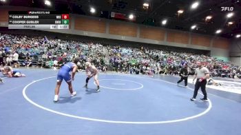 165 lbs Prelim - Cooper Gubler, Churchill County vs Colby Burgess, Wheatland