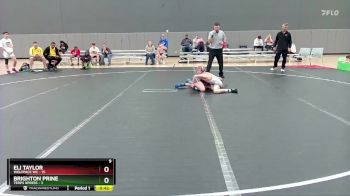 88 lbs Round 3 (10 Team) - Brighton Prine, Terps Xpress vs Eli Taylor, Wolfpack WC