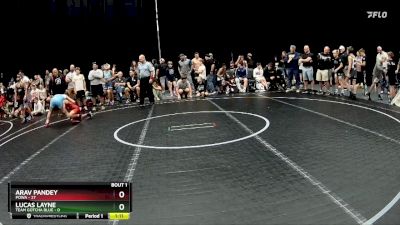 96 lbs Semis (4 Team) - Arav Pandey, POWA vs Lucas Layne, Team Gotcha Blue