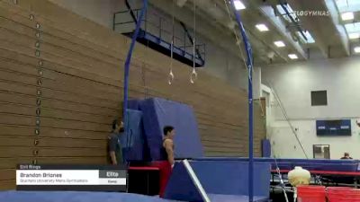 Brandon Briones - Still Rings, Stanford University Mens Gymnastics - 2021 Men's Olympic Team Prep Camp