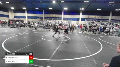 190 lbs Round Of 32 - Kano Gordon, Betsu WC vs Dimitry Sirotnik, Little Vikings WC