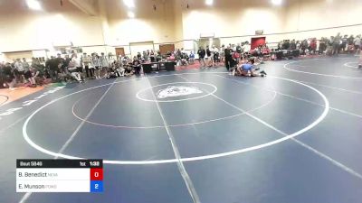 71 kg Cons 16 #1 - Brennen Benedict, Nevada vs Emmitt Munson, Pomona Elite (PWCC)
