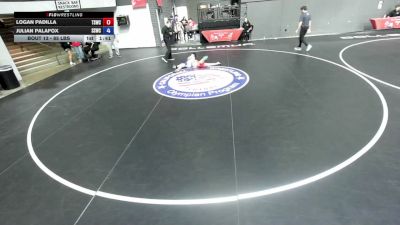 85 lbs Champ. Round 1 - Logan Padilla, Team Selma Wrestling Club vs Julian Palafox, Southwest Stallions Wrestling Club