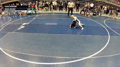 58 lbs Cons. Quarters - Oaks Howard, Emery All Stars vs Knox Moody, Athlos Wrestling