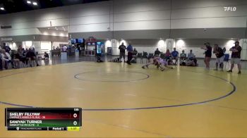 135 lbs Quarterfinals (8 Team) - Saniyah Turner, Hawkstyle MX Elite vs Shelby Fillyaw, Charlie`s Angels-FL Blk