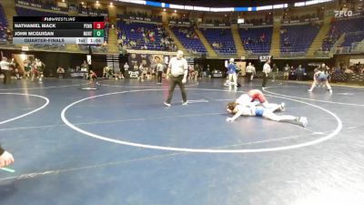 157 lbs Quarterfinal - Nathaniel Mack, Penn Cambria vs John McGuigan, North East