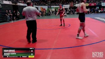 171 lbs Quarterfinal - NOAH BENOIT, Wasilla High School vs Bowen Korth, Soldotna