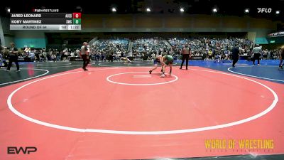 108 lbs Round Of 64 - Jared Leonard, Upper Valley Aces vs Koby Martinez, Sonoma Wrestling Club