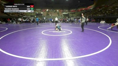 130 lbs Consi Of 8 #2 - Jazrine Nieto, Redwood -Visalia vs Valerie Valencia, Farmersville