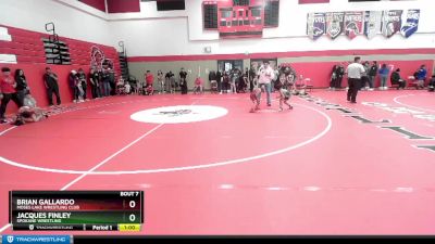 53 lbs Quarterfinal - Brian Gallardo, Moses Lake Wrestling Club vs Jacques Finley, Spokane Wrestling