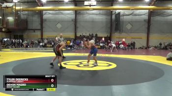 157 lbs Cons. Round 4 - Devon Magro, Bishop McCort vs Tyler Deericks, Olentangy Liberty