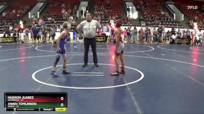 75 lbs Round 3 - Owen Tomlinson, Avoca vs Hudson Juarez, Allendale