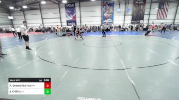 126 lbs Consi Of 32 #2 - Alexander Greene Barrios, MA vs Jeremiah Chinyere-Okiyi II, VA