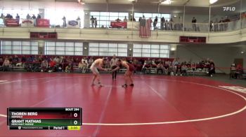 197 lbs Cons. Round 5 - Grant Mathias, Merchant Marine vs Thoren Berg, Norwich