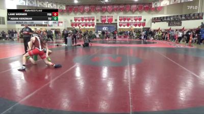 130 lbs Cons. Round 2 - Kevin Kerzman, Paynesville vs Lane Werner, Pursuit Wrestling Minnesota