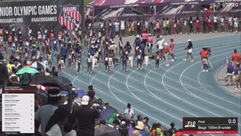 2026 AAU Junior Olympic Games - Youth Boys' 100m, Finals 1 - Age under 8