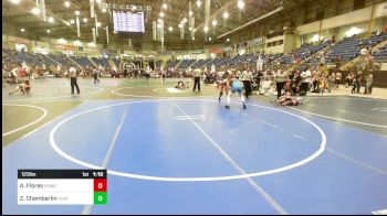 123 lbs Semifinal - Aniela Flores, Pomona Elite vs Zoe Chamberlin, Chatfield WC