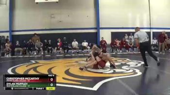 174 lbs Semis & Wb (16 Team) - Christopher McCarthy, Rhode Island College vs Dylan Muffley, New England College