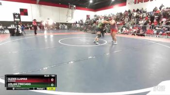 190 lbs Quarterfinal - Alexis Llamas, Elsinore vs Leilani Preciado, Murrieta Mesa