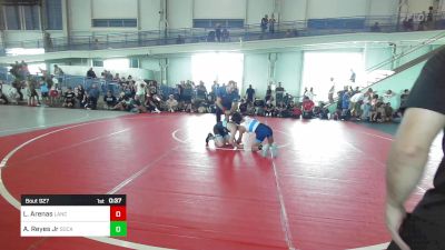 102 lbs Quarterfinal - Logan Arenas, Lancers WC vs Andrew Reyes Jr, SoCal Hammers