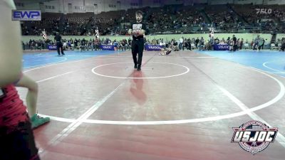 64 lbs Round Of 16 - Nash Davis, Carl Albert vs Piper Shelton, Choctaw Ironman Youth Wrestling