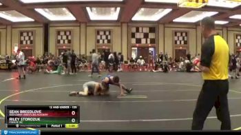 125 lbs Quarterfinal - Riley Storozuk, Fisheye WC vs Sean Breedlove, Red Cobra Wrestling Academy