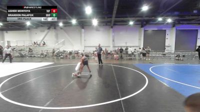 54 lbs 3rd Place - Asher Montoya, Top Rank Hammers vs Brandon Palafox, Southwest Stallions WC