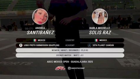 Andrea Santibañez vs Karla Michelle Solis Raz 2025 ADCC Guadalajara Open