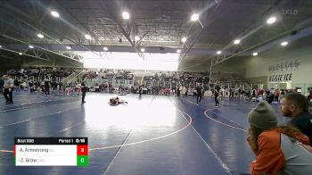 97 lbs Semifinal - Austin Armstrong, East Idaho Elite vs Zachary Grow, Champions Wrestling Club