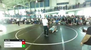 130 lbs Round Of 16 - Addyson Brewer, NexGen RTC vs Sarah Pineda, Orange Vista HS