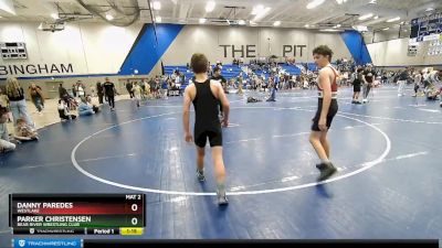 109 lbs Round 3 - Danny Paredes, Westlake vs Parker Christensen, Bear River Wrestling Club