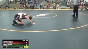 JV-2 lbs Round 2 - Cam Sweat, Clear Creek-Amana vs Bryton Brombaugh, Burlington Notre Dame