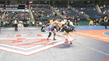 5A - 138 lbs Cons. Semi - Ella-Grace Reed, Cedar Ridge vs Georgia McGee, West Henderson High School