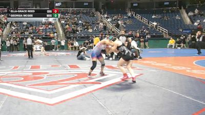 5A - 138 lbs Cons. Semi - Ella-Grace Reed, Cedar Ridge vs Georgia McGee, West Henderson High School