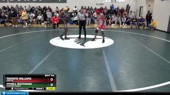 152 lbs Round 3 - Tavonte Williams, Saks Sr vs Mykell Buchanan, Madison County