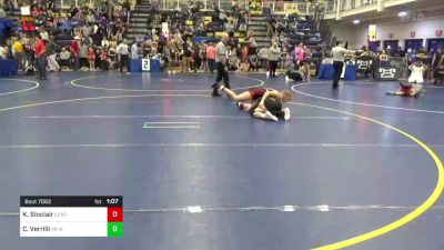 125 lbs Quarterfinal - Kaydence Sinclair, Central Cambria vs Cecilia Verrilli, PA West