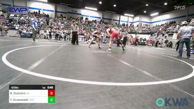 120 lbs Consolation - Rico Guevara, Elgin Wrestling vs Tripp Gruenwald, Team Tulsa Wrestling Club