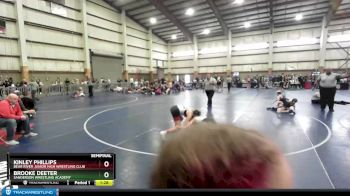 110 lbs Semifinal - Brooke Deeter, Sanderson Wrestling Academy vs Kinley Phillips, Bear River Junior High Wrestling Club