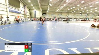 126 lbs Rr Rnd 3 - Jason Downs, MI Bad Boys Blue vs Rocco Gaudious Jr, Elite NJ HS Red