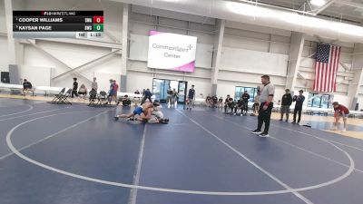 126 lbs Cons. Sub-semis - Kaysan Page, Stallions Wrestling Club vs Cooper Williams, Sanderson Wrestling Academy