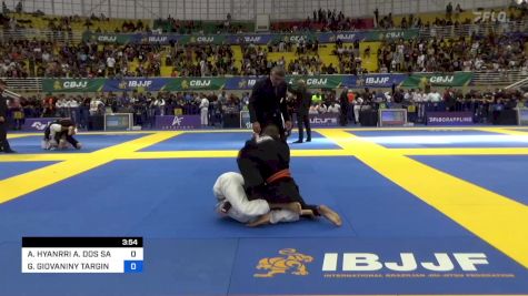 ALEXSANDRO HYANRRI A. DOS SANTOS vs GABRIEL GIOVANINY TARGINO SILVA 2023 Brasileiro Jiu-Jitsu IBJJF