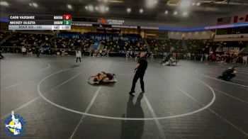 132 lbs Cons. Round 3 - Cade Vazquez, Lombard (Montini) vs Mickey Olszta, New Lenox (Lincoln-Way West)