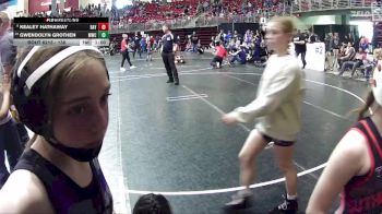 82 lbs Semifinal - Gwendolyn Grothen, Milford Wrestling Club vs Kealey Hathaway, Sutherland Youth Wrestling Club