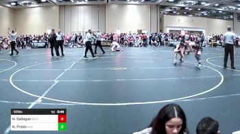 120 lbs Consi Of 16 #2 - Noah Gallegos, SoCal Grappling Club vs Nat'aani Prado, Aniciente TC