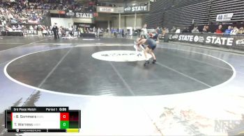 2A 106 lbs 3rd Place Match - Ben Sommers, Burlington-Edison vs Talatheon Warness, Aberdeen