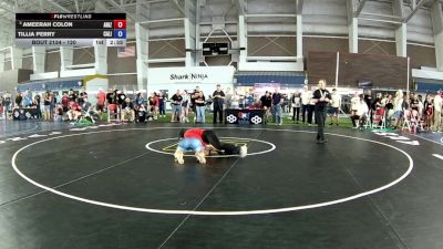 120 lbs Champ. Round 2 - Ameerah Colon, Arizona vs Tillia Perry, California