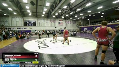 215 lbs Placement Matches (32 Team) - Brendan Hughes, Mt. Spokane vs Kage Repenn, Tahoma 1