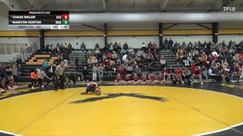 106 lbs 1st Place Match - Chase Miller, Cedar Falls vs Mariyon Norton, Waterloo East