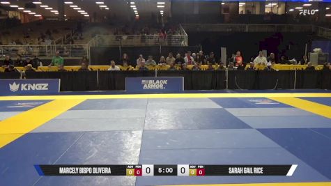 Sarah Gail Rice vs Marcely Bispo Oliveira 2025 Pan Jiu Jitsu IBJJF Championship
